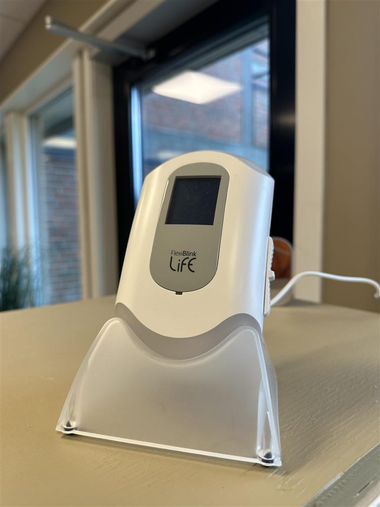 Alarm med lys og blink, for eksempel dørklokka. - Klikk for stort bilde