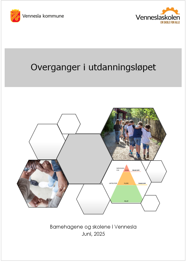 Bilde over forside av planen for overganger i utdanningsforløpet - Klikk for stort bilde