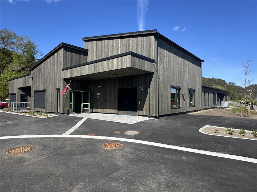 Det nye avlastningshjemmet. - Klikk for stort bilde